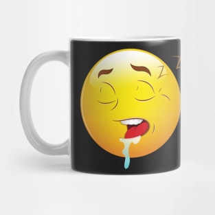 Sleepy Smiley Face Emoticon Mug